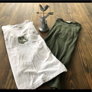 Two Magnolia comfort colors Tshirts!